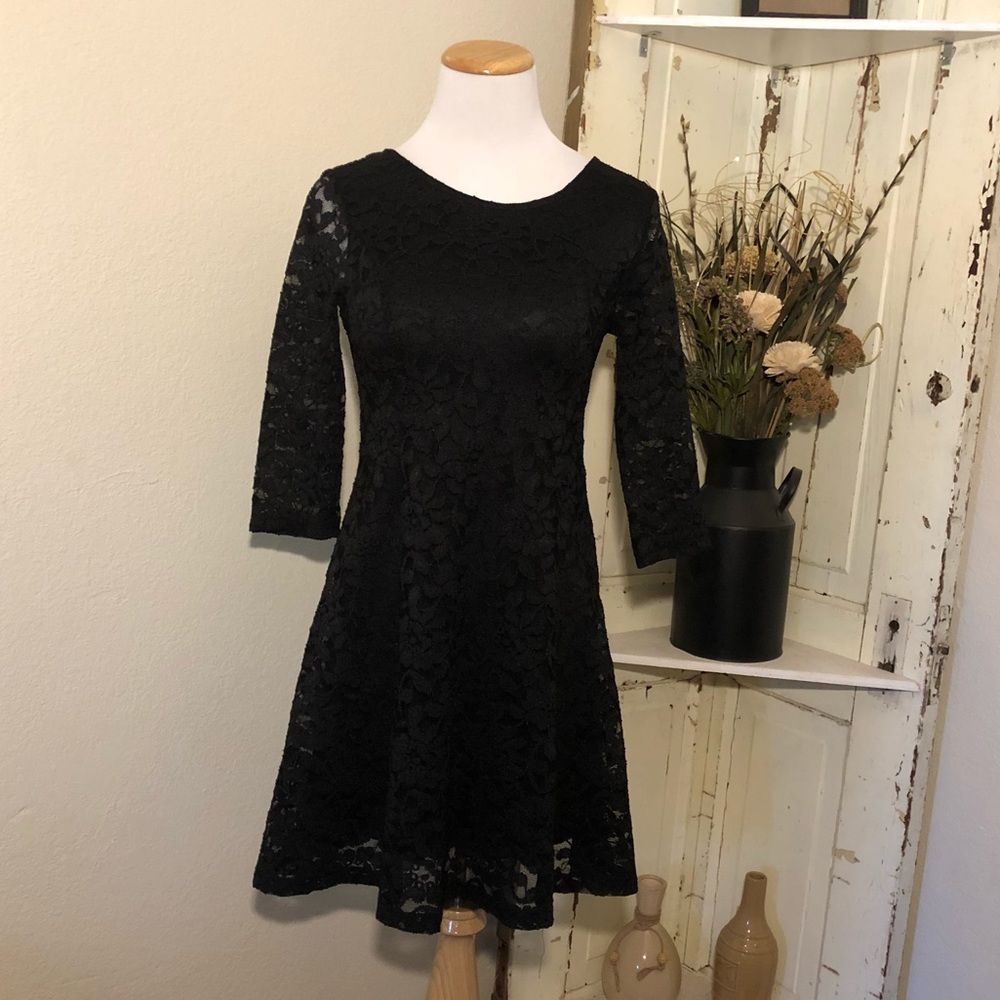 ⭐️Lush Black Cocktail Dress